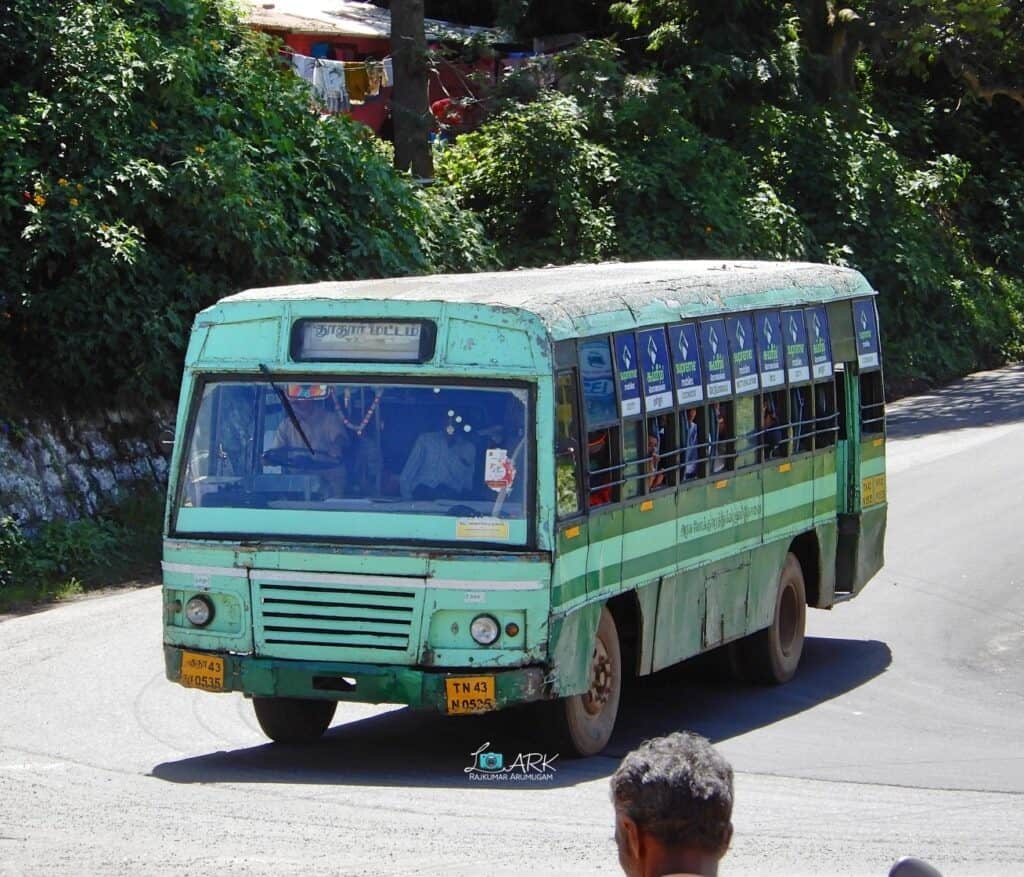 TNSTC TN 43 N 0535 Coonoor - Thuthurmattam Bus Timings
