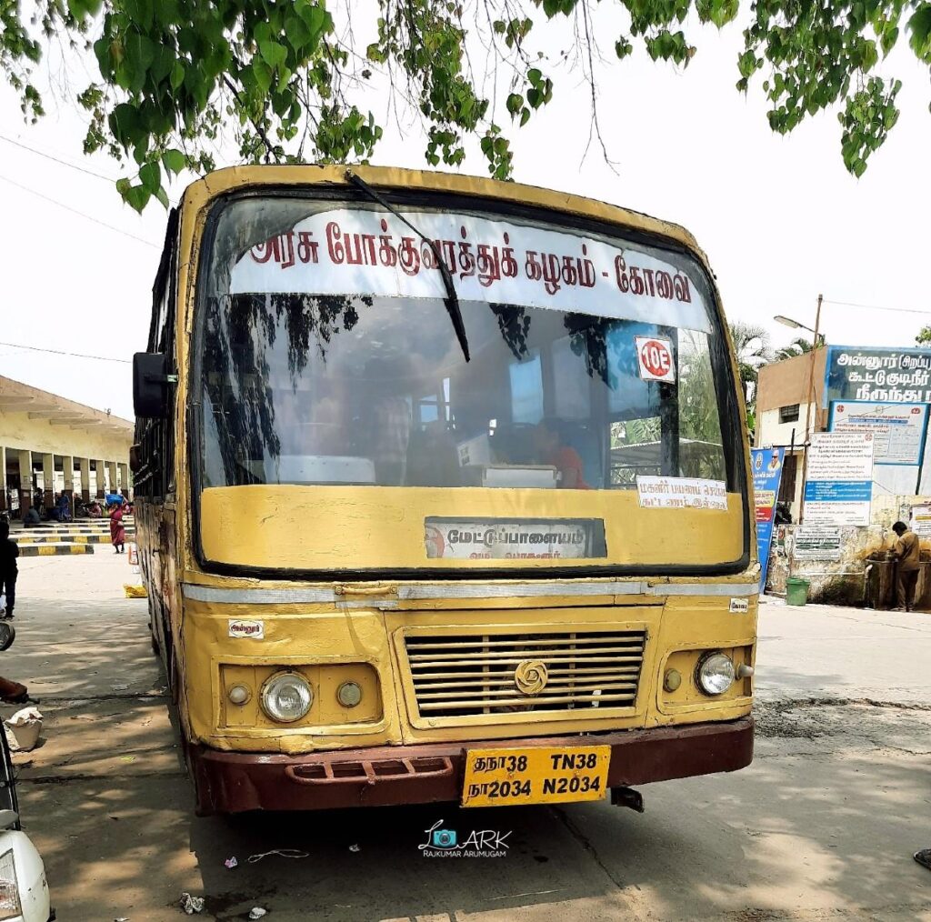 TNSTC Bus Timings from Annur Bus Stand