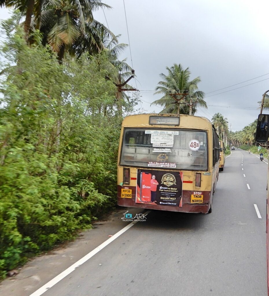 TNSTC TN 38 N 2800 Bus Route (Bus Stops)  No 48B Gandhipuram - Velanthavalam Town Bus Timings