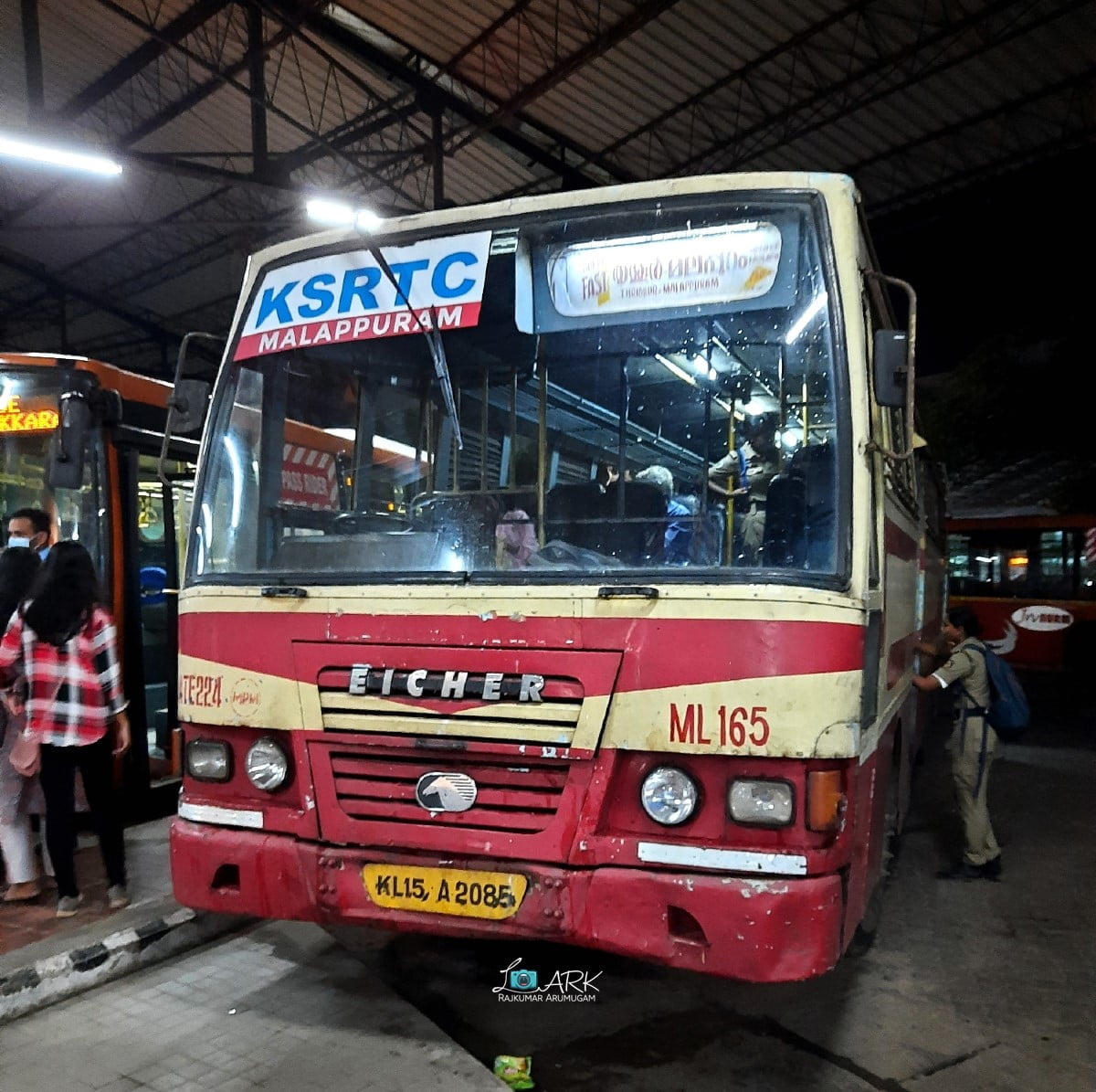 KSRTC ATE 224 Malappuram - Thiruvananthapuram Bus Timings