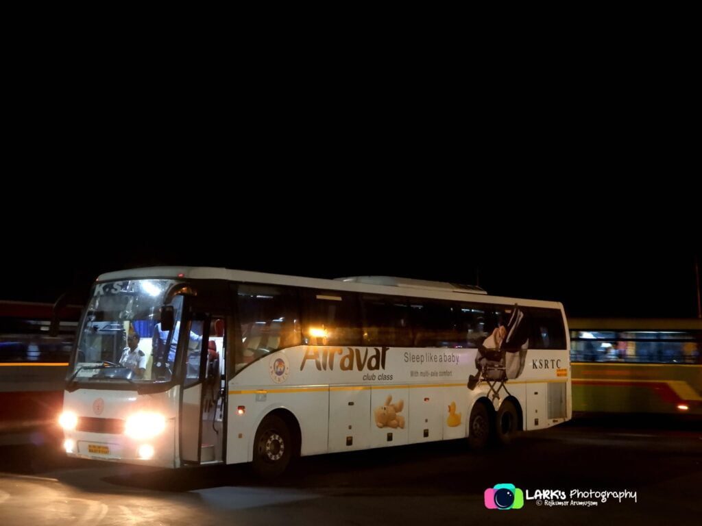 KSRTC Airavat Club Class Bus Timings from Bangalore Majestic Kempegowda KSRTC Bus Stand
