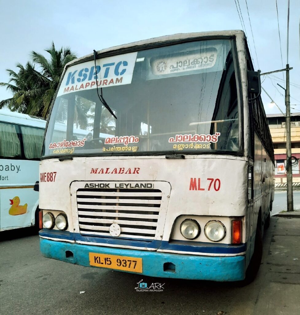 KSRTC RNE 887 Palakkad - Kozhikode Bus Timings