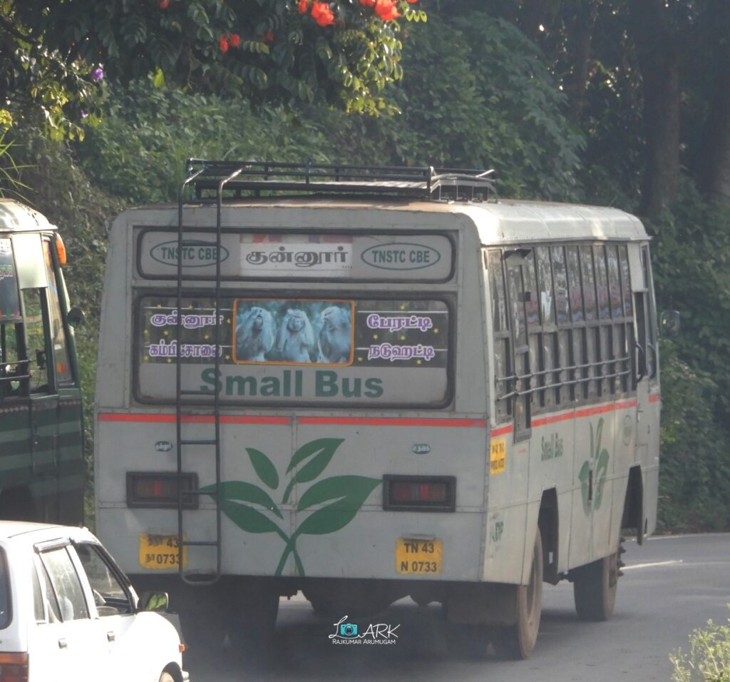 TNSTC TN 43 N 0733 Coonoor - Naduhatty Bus Timings