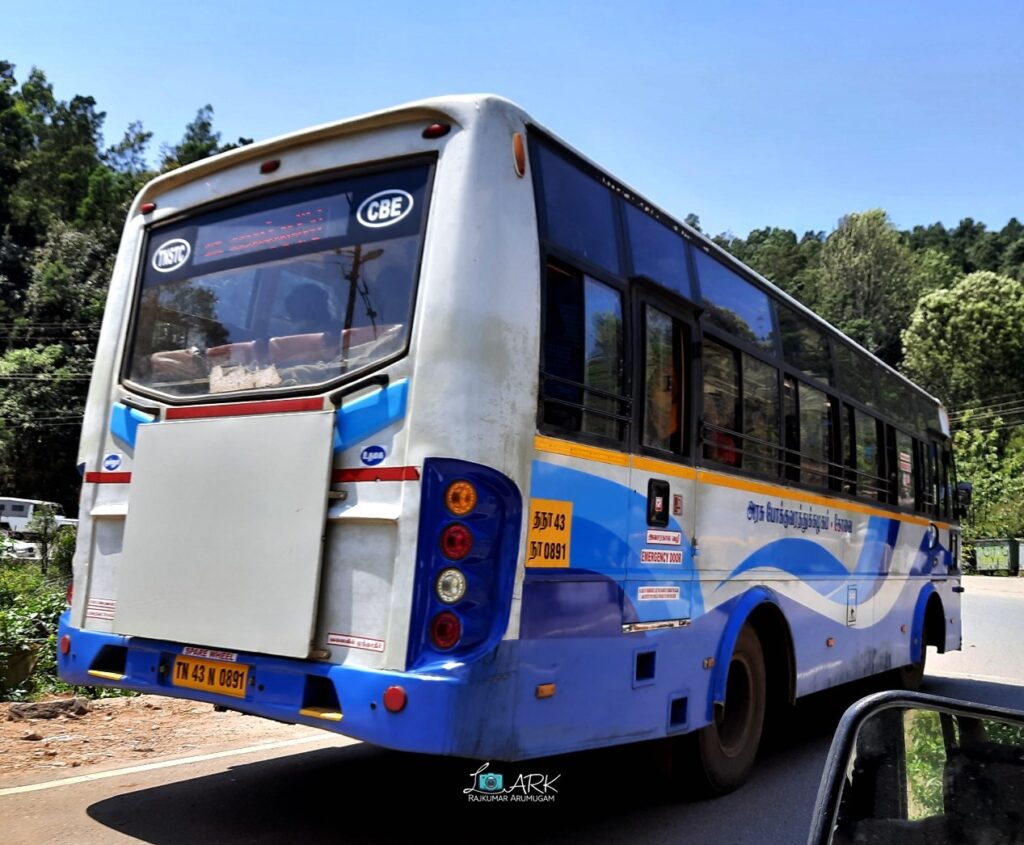 TNSTC TN 43 N 0891 Coonoor - Manjoor - Emerald Bus Timings