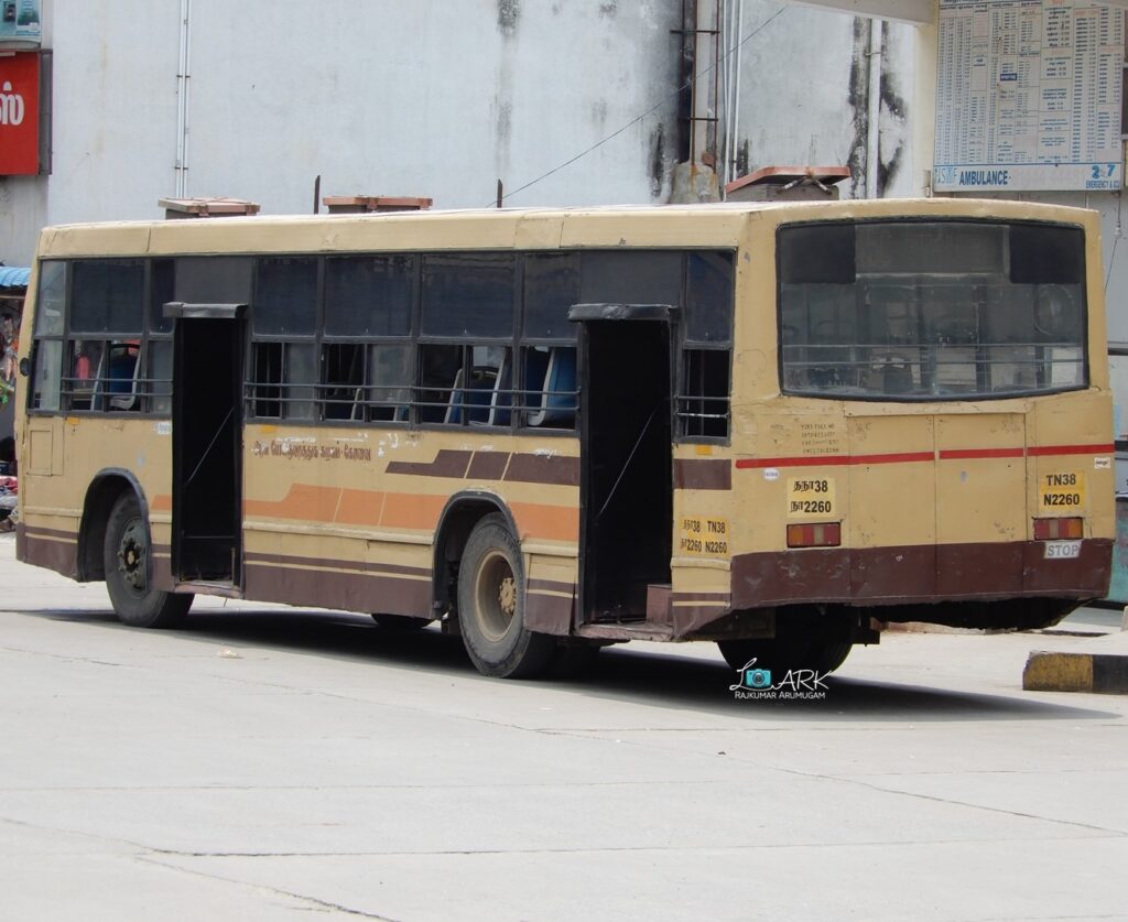 TNSTC Town Bus Timings from Ukkadam Bus Stand towards Sulur