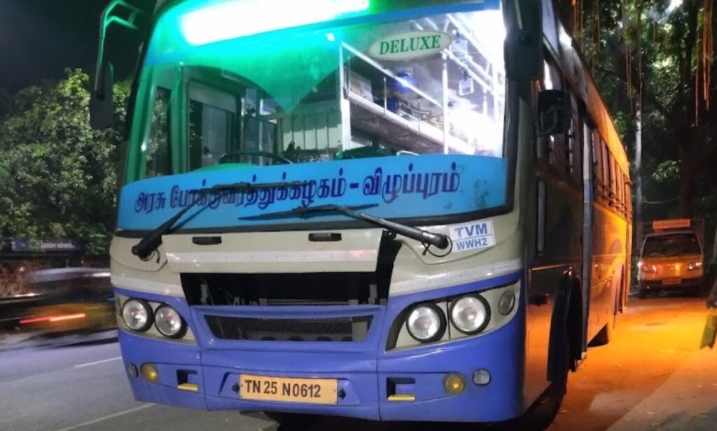 TNSTC Bus Timetable from Adyar Bus Stand (Indira Nagar Water Tank)