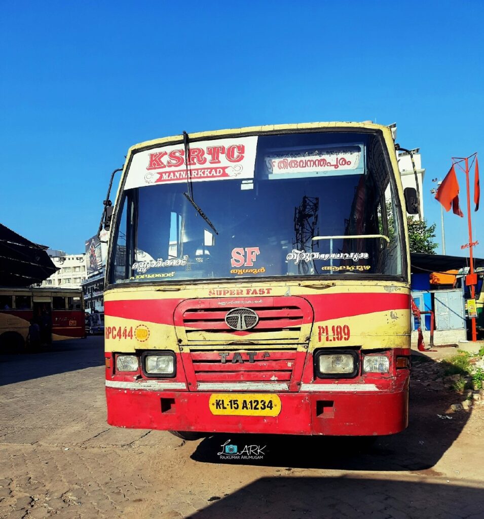 KSRTC RPC 444 Thiruvananthapuram - Mannarkkad Bus Timings