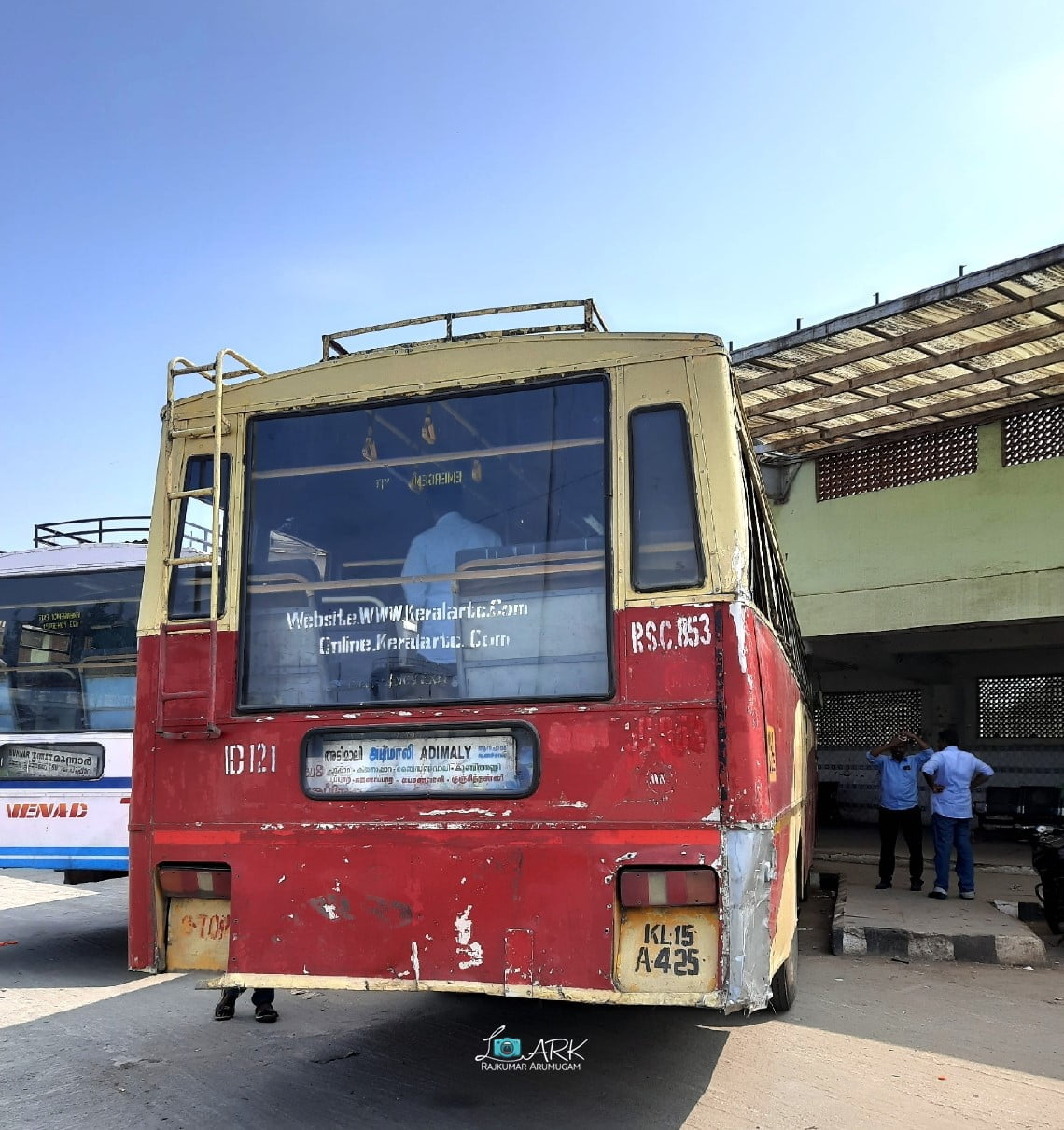 KSRTC RSC 853 Theni to Adimaly Bus Timings via Kajanaparai, Bison Valley 