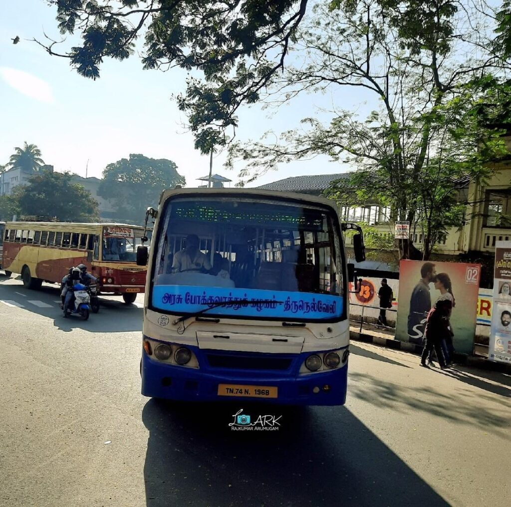 TNSTC TN 74 N 1968 Thiruvananthapuram - Thirparappu Bus Timings