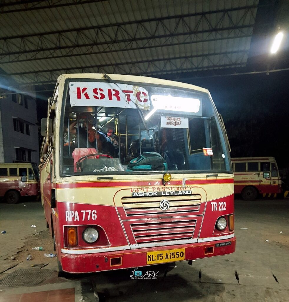 KSRTC RPA 776 Kodungallur - Kozhikode Bus Timings