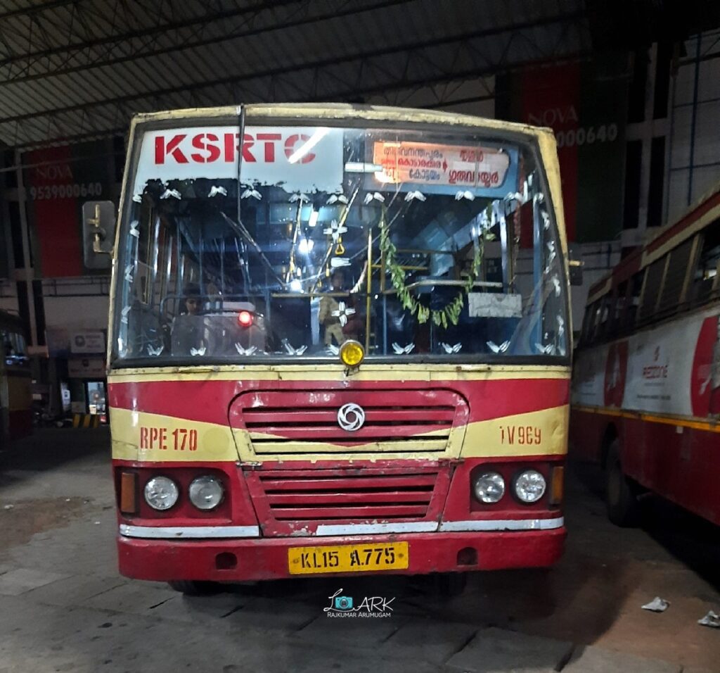 KSRTC RPE 170 Neyyattinkara - Kozhikode Bus Timings