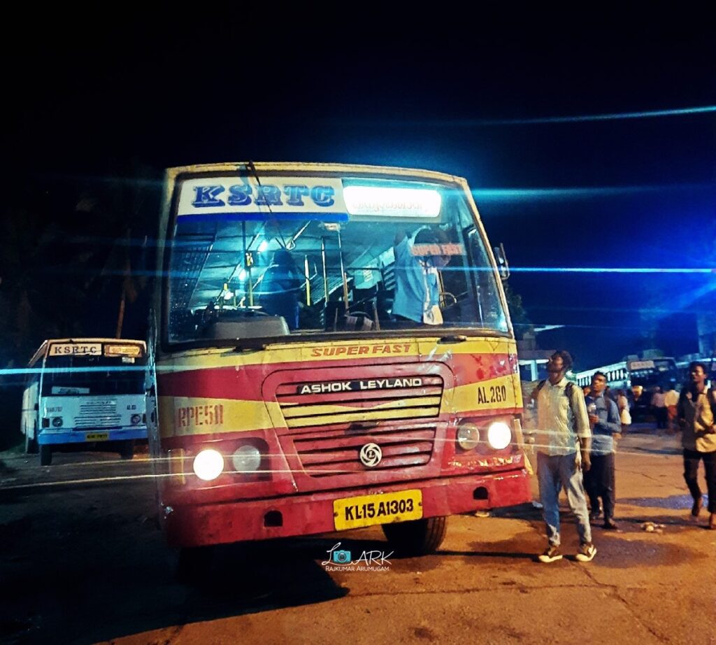 KSRTC RPE 511 Chengannur - Thiruvananthapuram - Kanyakumari Bus Timings