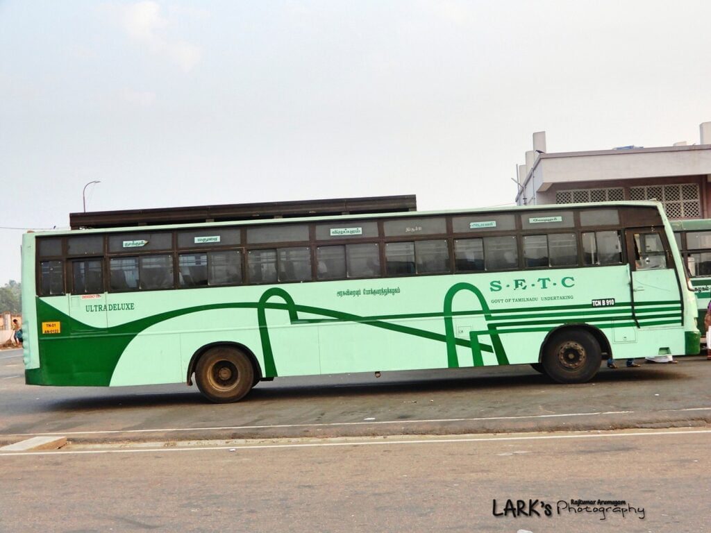 SETC Bus Timings from Vellore Bus Stand