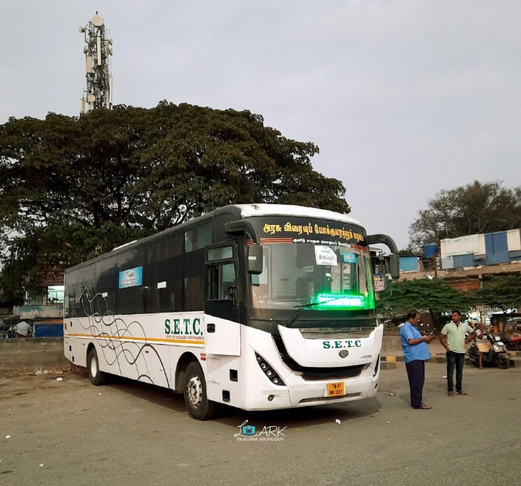 SETC CNB D068 TN 01 AN 3201 Chennai - Pollachi AC Sleeper Bus Timings