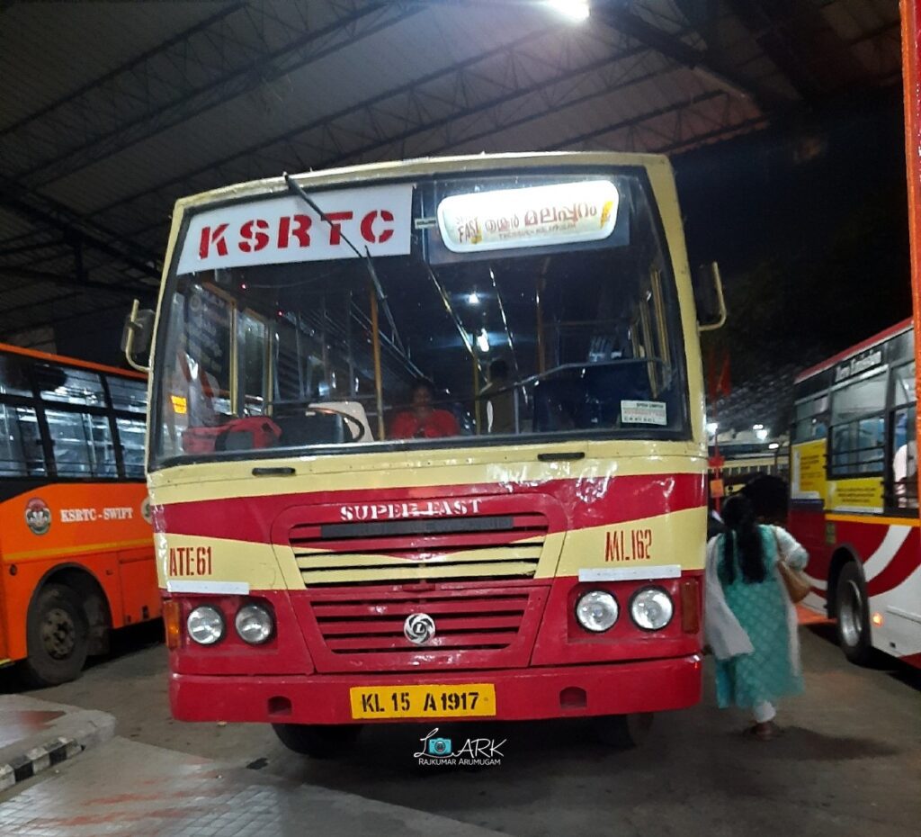 KSRTC ATE 61 Thiruvananthapuram - Malappuram Super Fast Bus Timings