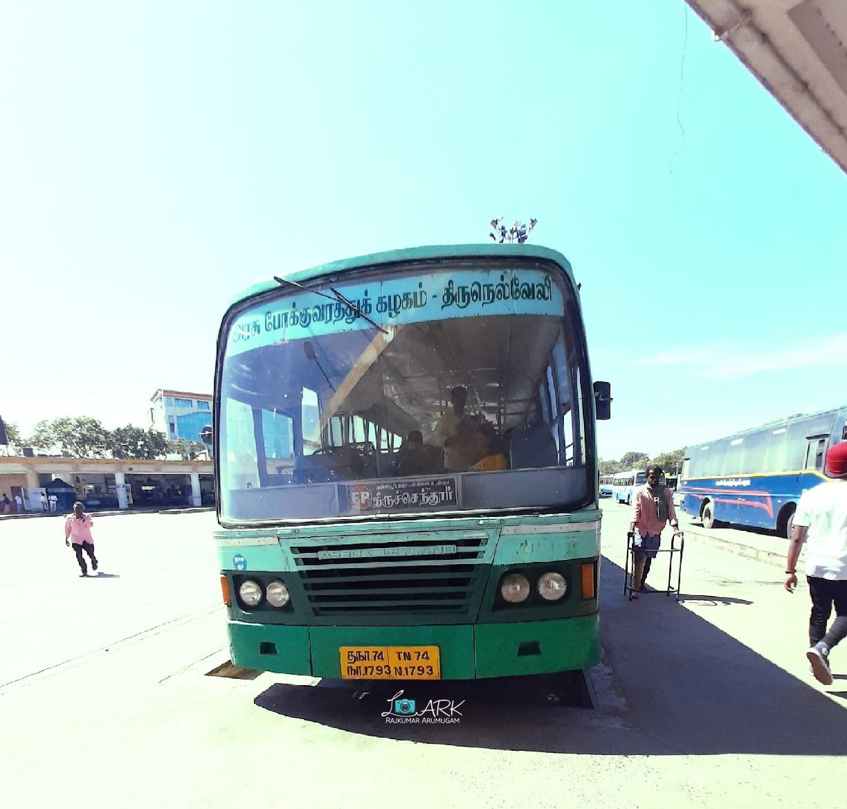 TNSTC TN 74 N 1793 Nagercoil to Tiruchendur Bus Timings 