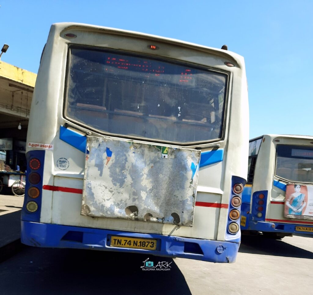 TNSTC TN 74 N 1873 Nagercoil - Dindigul Bus Timings