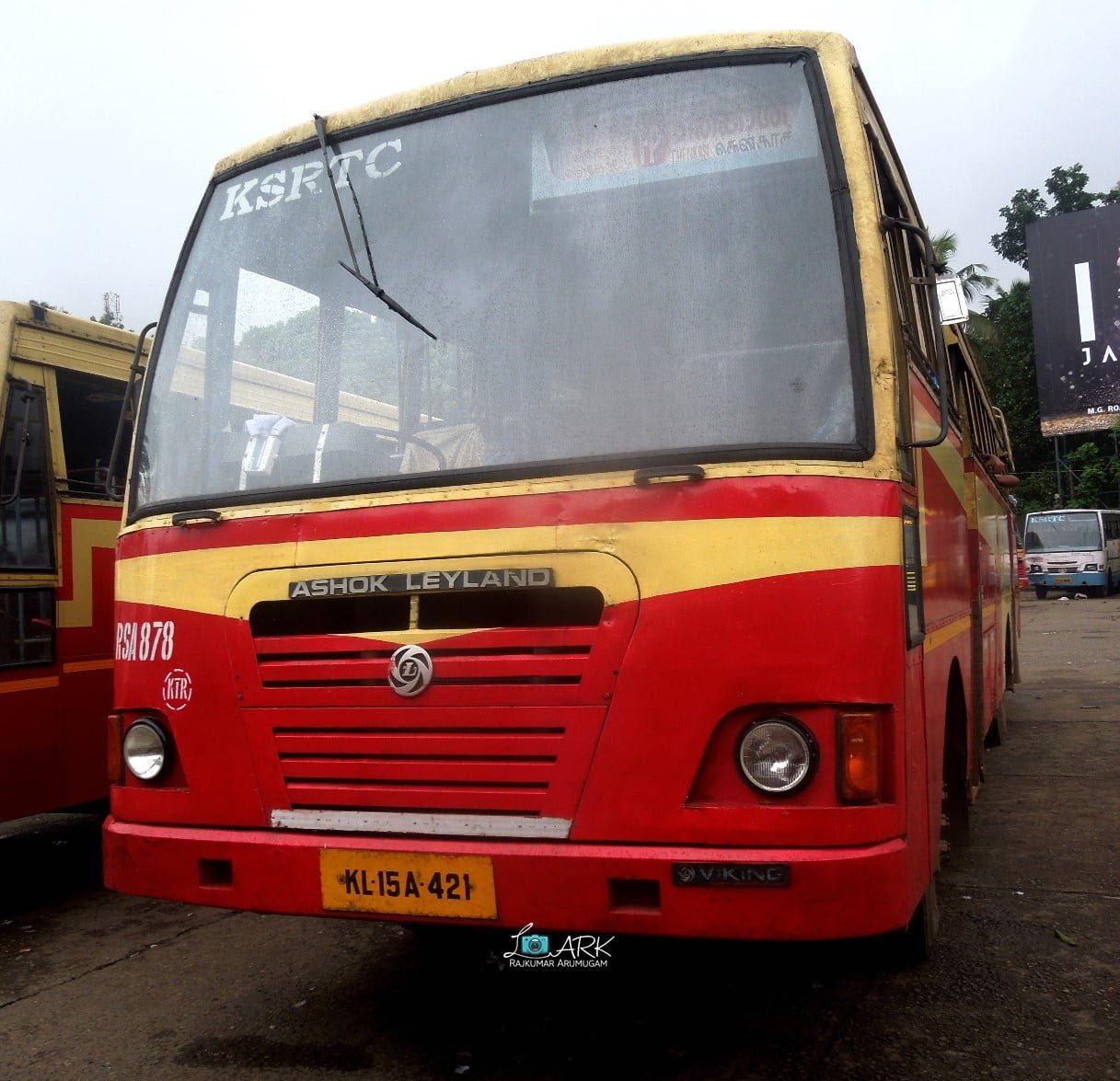 KSRTC RSA 878 Tenkasi - Kollam Fast Passenger Bus Timings
