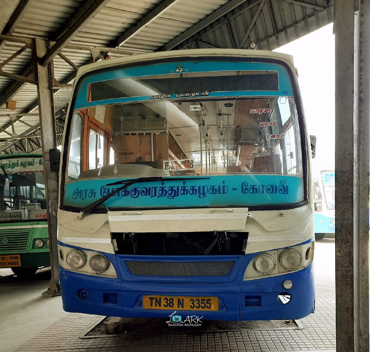 TNSTC TN 38 N 3355 Coimbatore - Palakkad Bus Timings