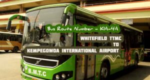 Bangalore BMTC Bus Route #KIA-4A Whitefield TTMC to Kempegowda International Airport (Bangalore) Bus Timings