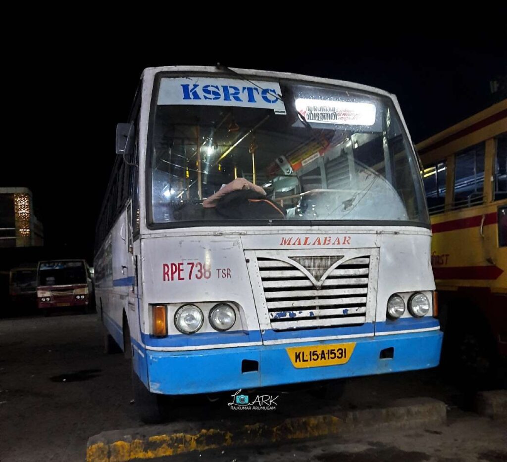 KSRTC RPE 738 Thrissur to Sulthan Bathery Bus Timings