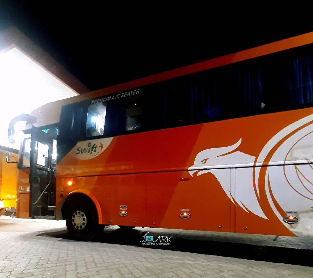 KSRTC-SWIFT KS 025 Kottayam to Bangalore GARUDA AC Seater Bus Timings