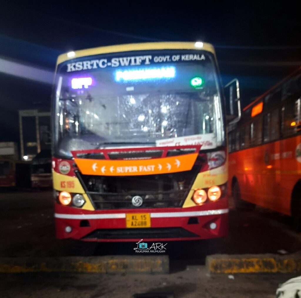 KSRTC-SWIFT Super Fast KS 260 Thalassery to Thiruvalla Bus Timings