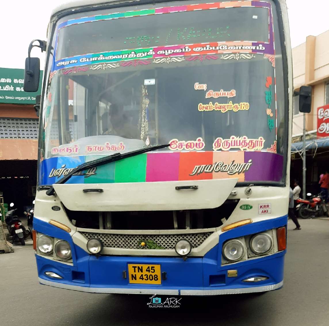 TNSTC TN 45 N 4308 Pallapatti to Vellore Bus Timings 