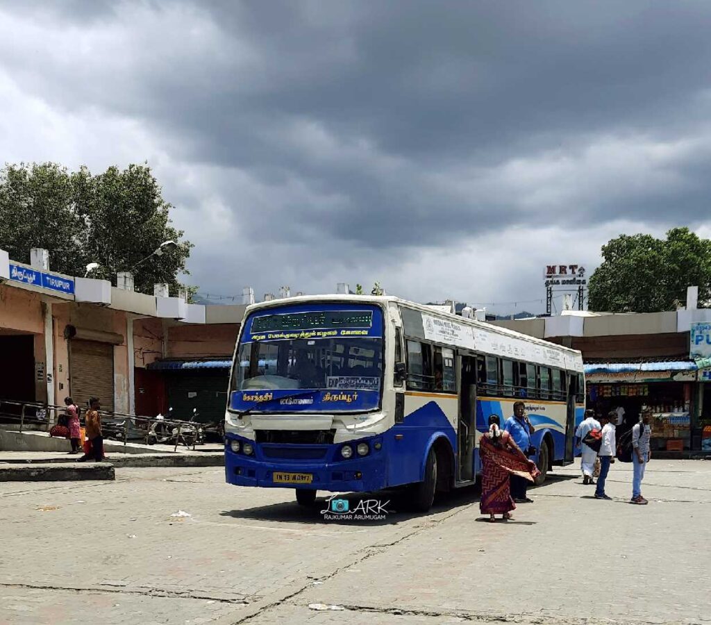 TNSTC TN 43 N 0817 Tiruppur to Kotagiri Bus Timings