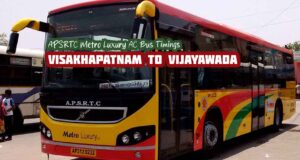 APSRTC Metro Luxury - Visakhapatnam to Vijayawada AC Bus Timings