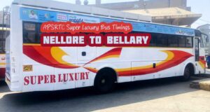 APSRTC Super Luxury Nellore to Bellary Bus Timings