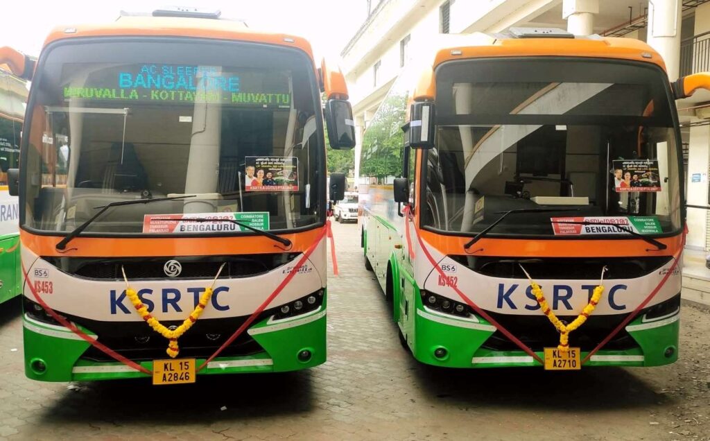 Pathanamthitta to Bangalore Bus Timings - KSRTC AC Sleeper