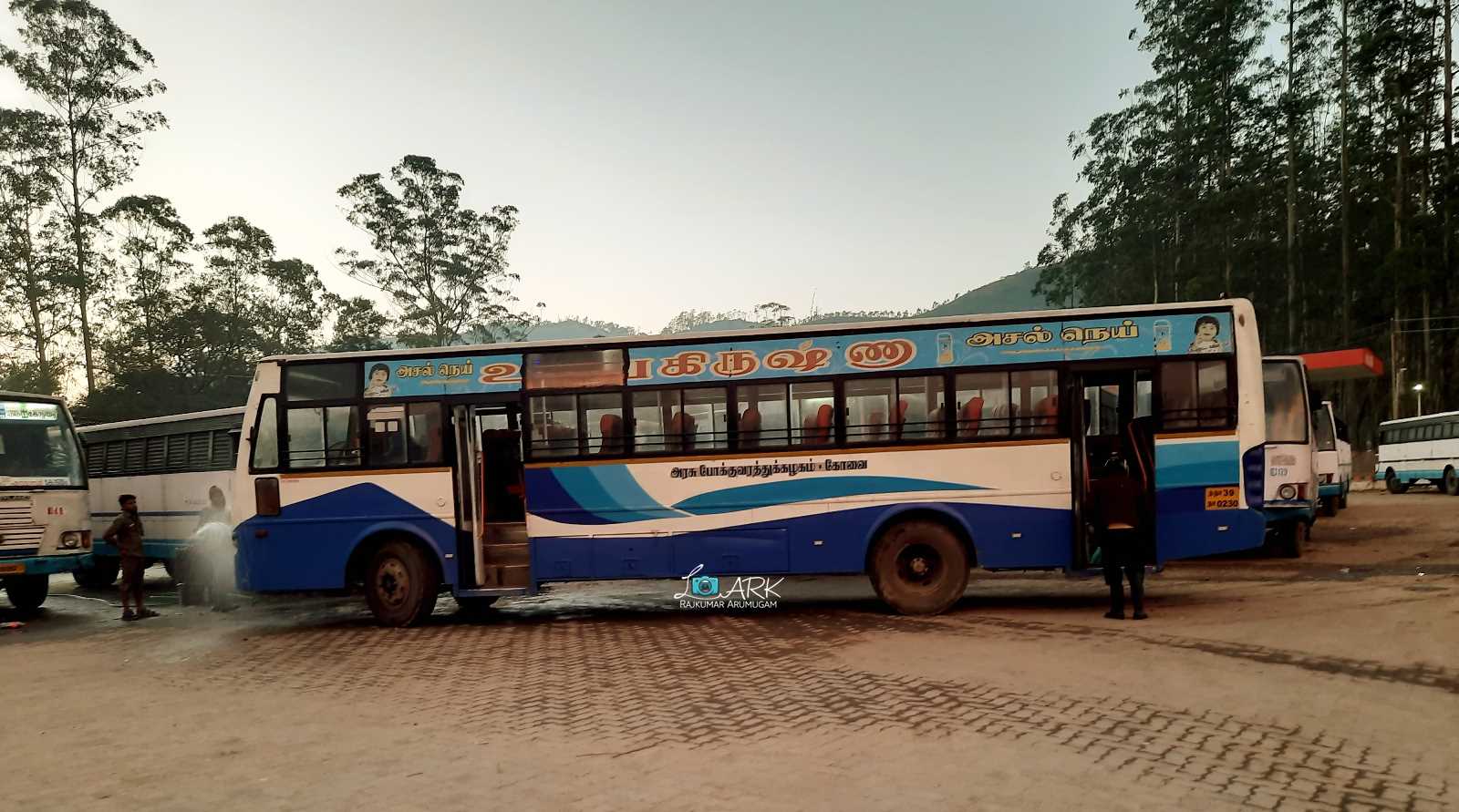 TNSTC Bus Timings from Munnar Bus Stand
