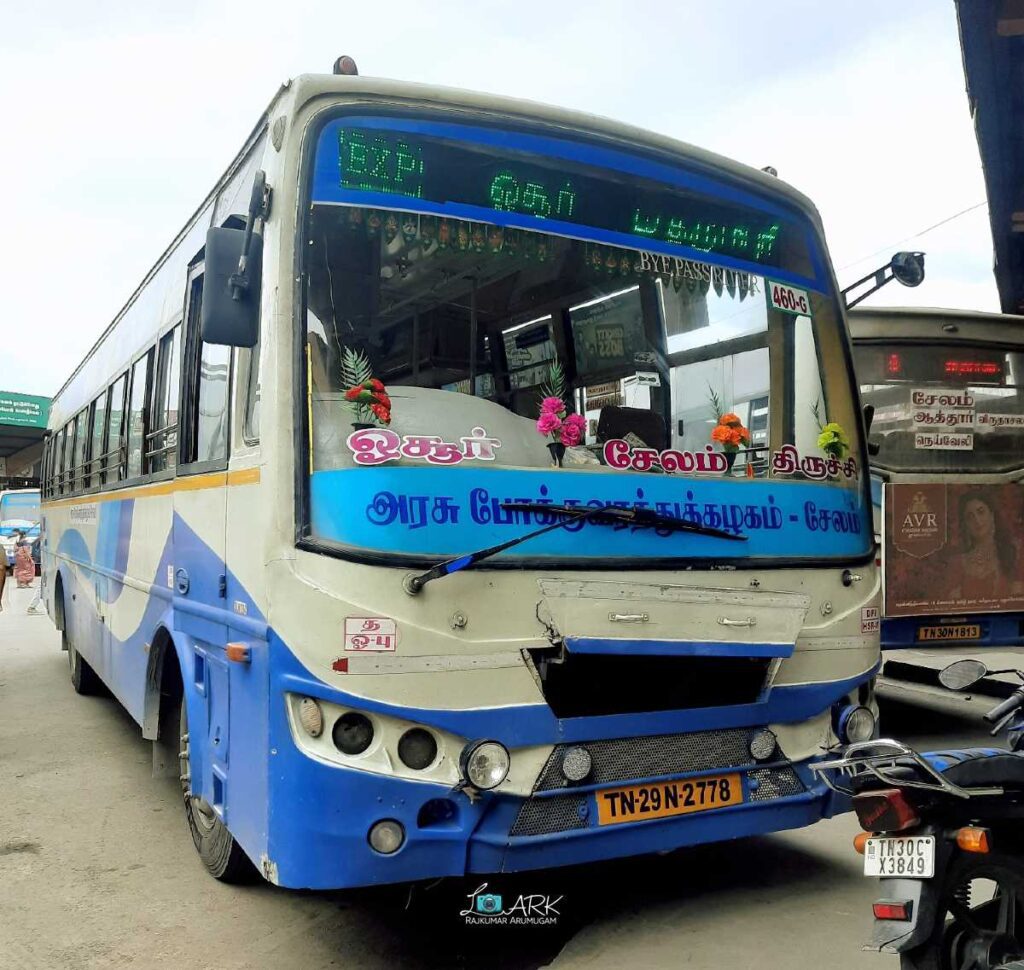 TNSTC TN 29 N 2778 Hosur to Trichy Bus Timings