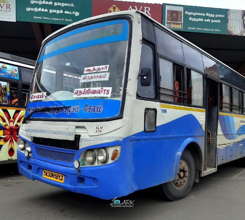 TNSTC TN 30 N 1813 Salem to Neyveli Bus Timings