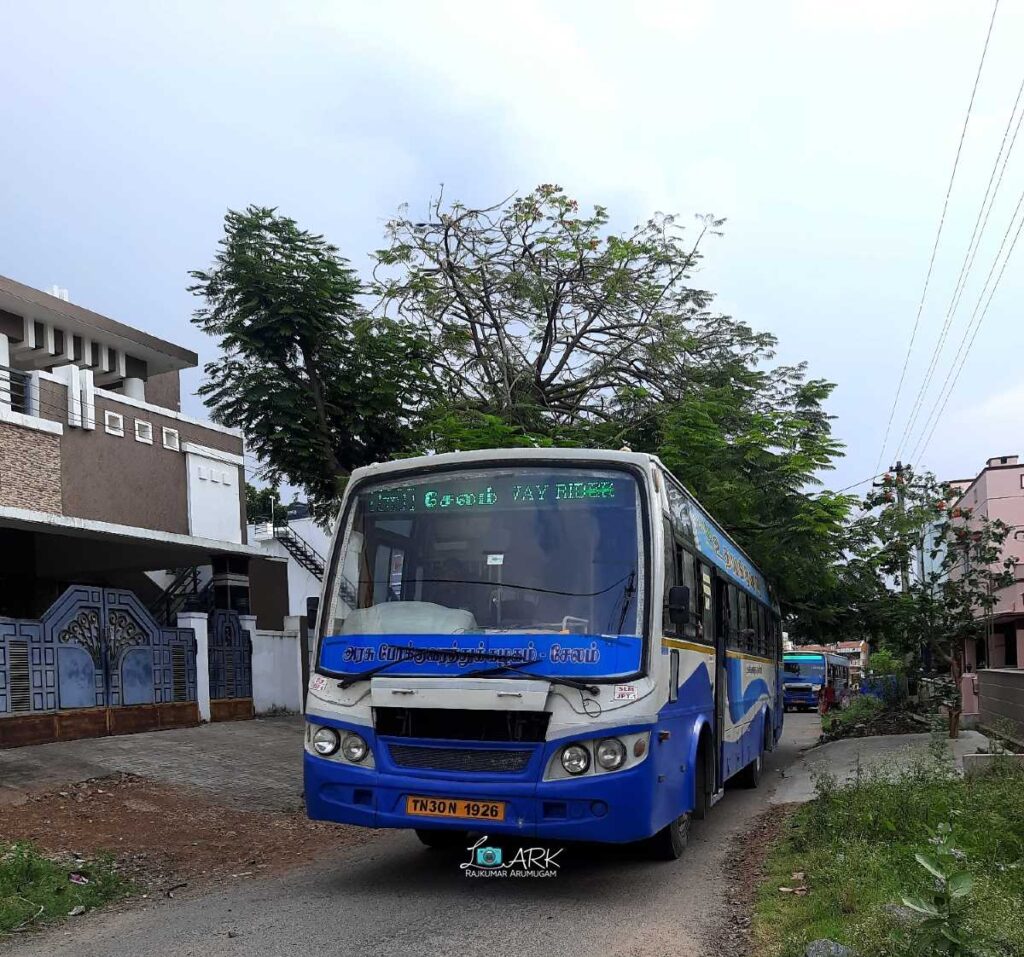 TNSTC TN 30 N 1926 Salem to Trichy Bus Timings