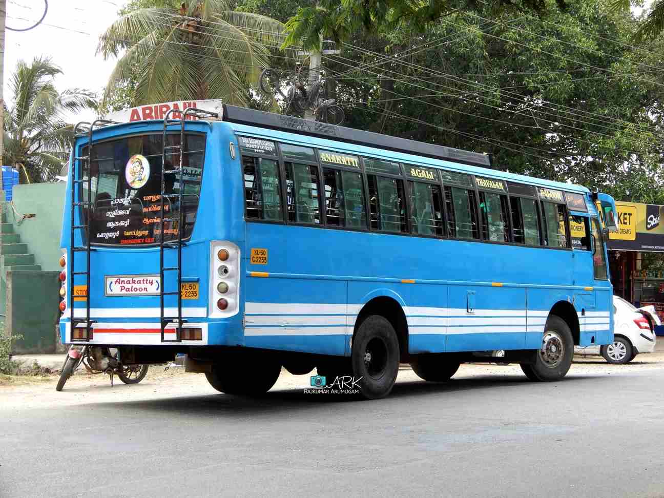 Anaikatty to Paloor Bus Timings