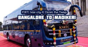 KSRTC EV Power Plus - Bangalore to Madikeri AC Electric Bus Timings