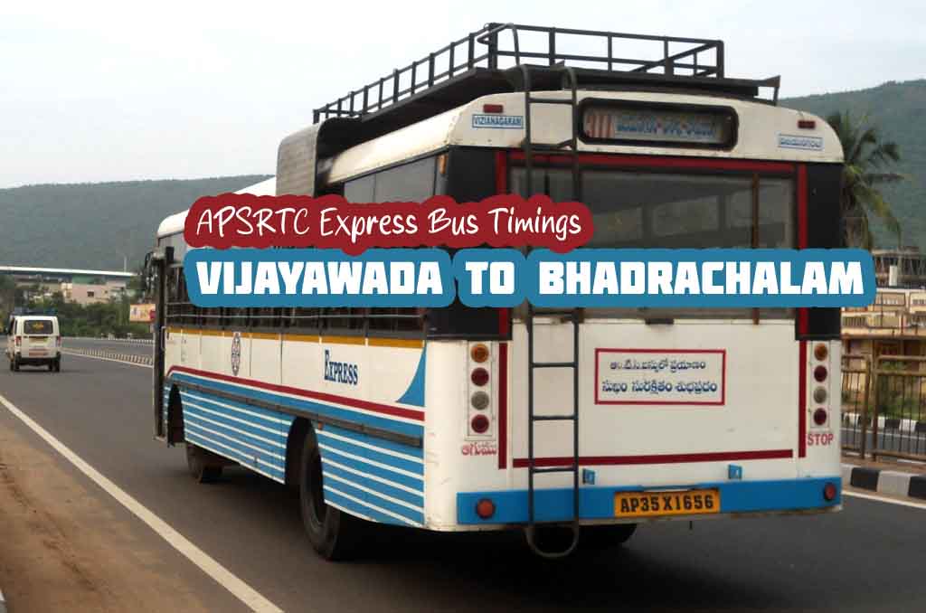 APSRTC Express Vijayawada to Bhadrachalam Bus Timings