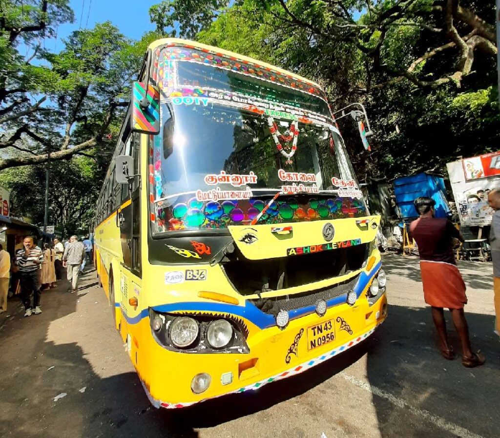 Coonoor to Theni Bus Timings TNSTC TN 43 N 0956