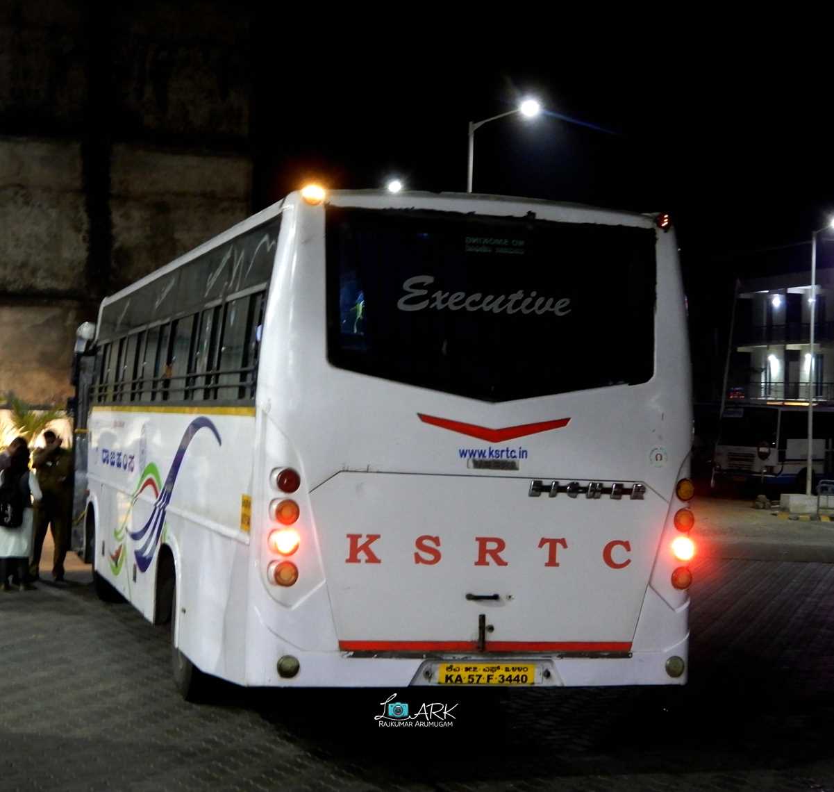 KSRTC KA-57-F-3440 Bangalore to Ernakulam Bus Timings