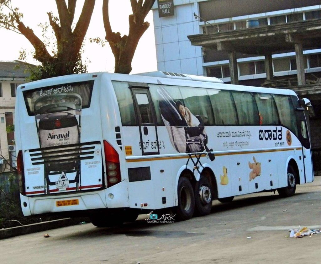 KSRTC KA-57-F-3969 Bangalore to Thirunallar Volvo Multi Axle Bus Timings