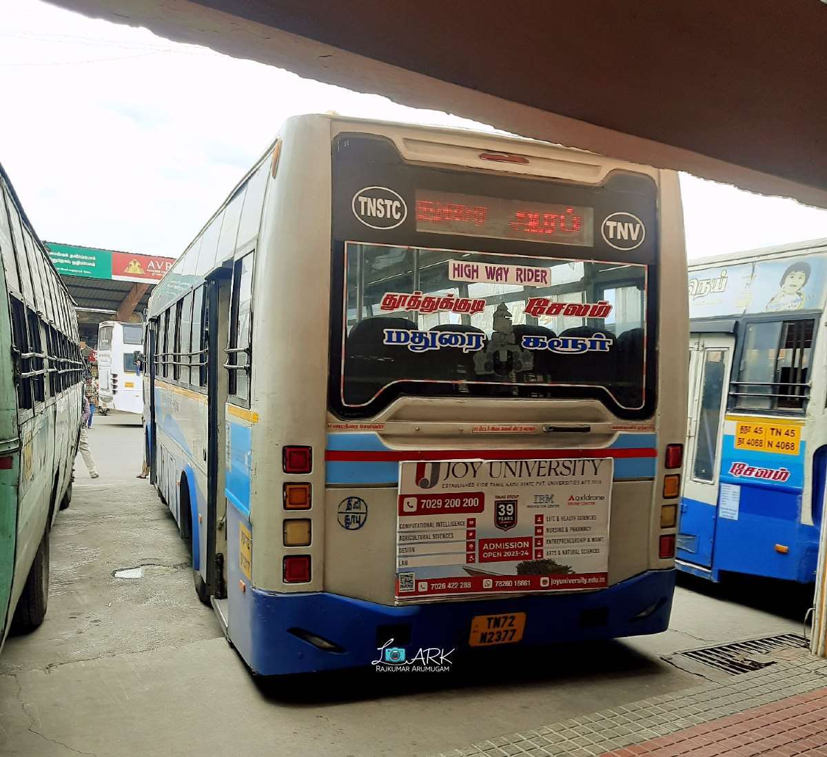Madurai Mattuthavani Bus Stand Timings