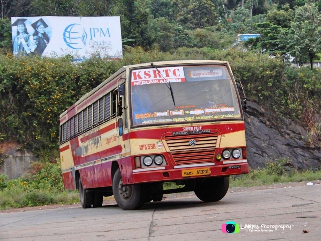 Nedumkandam Bus Stand Timings (KSRTC & Private)