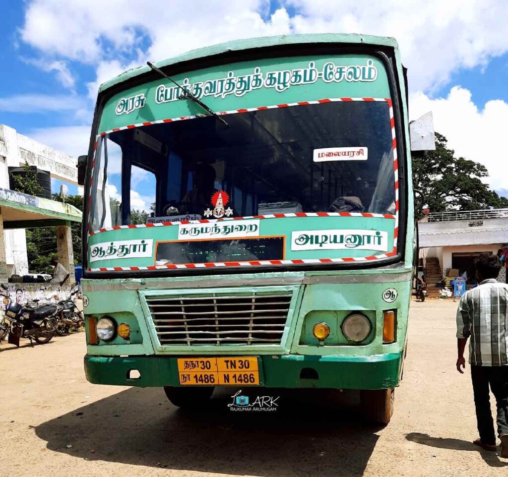 TNSTC TN 30 N 1486 Attur to Echankadu Bus Timings