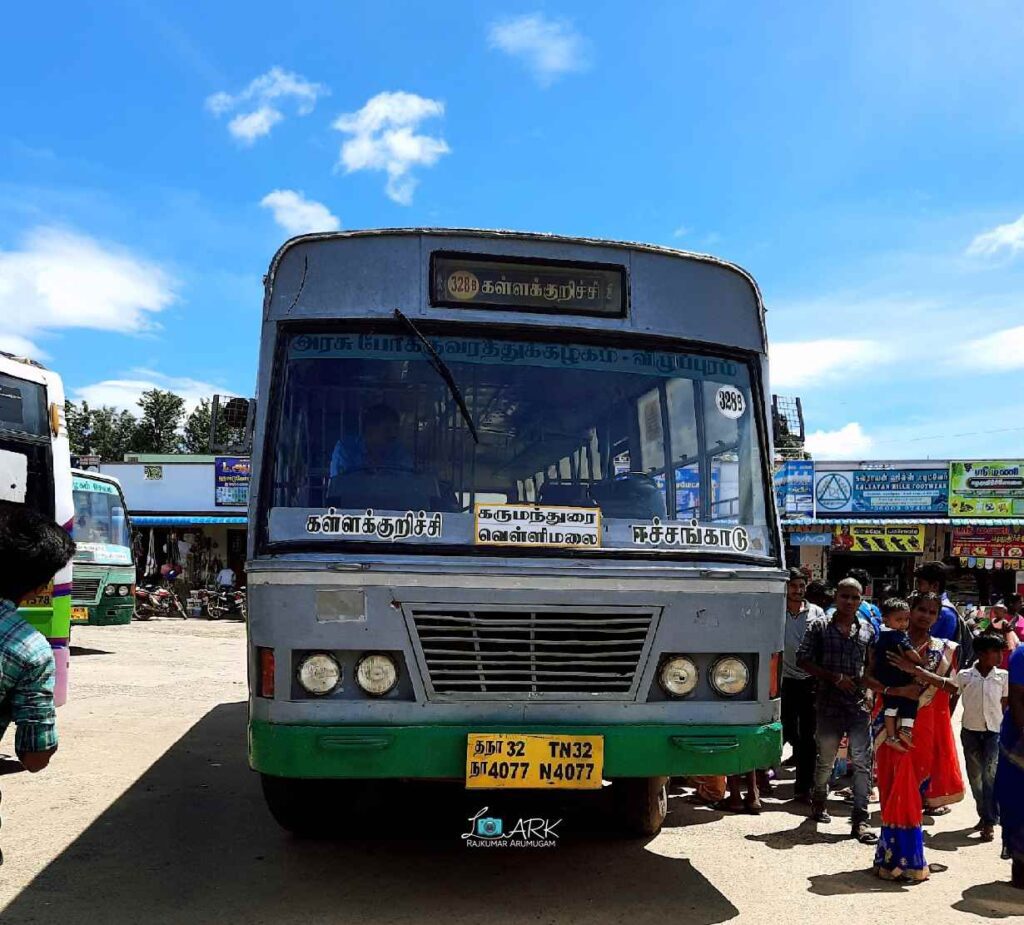 TNSTC TN 32 N 4077 Kallakurichi to Echankadu Bus Timings