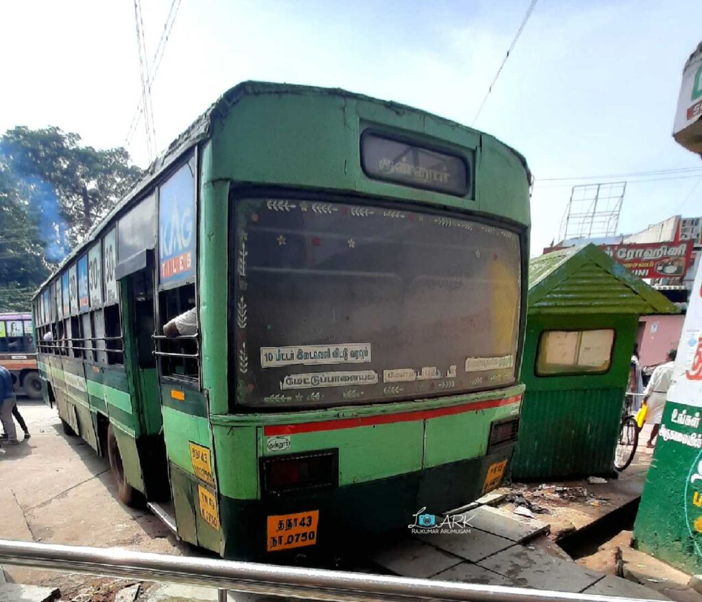 TNSTC TN 43 N 0750 Mettupalayam to Coonoor Bus Timings