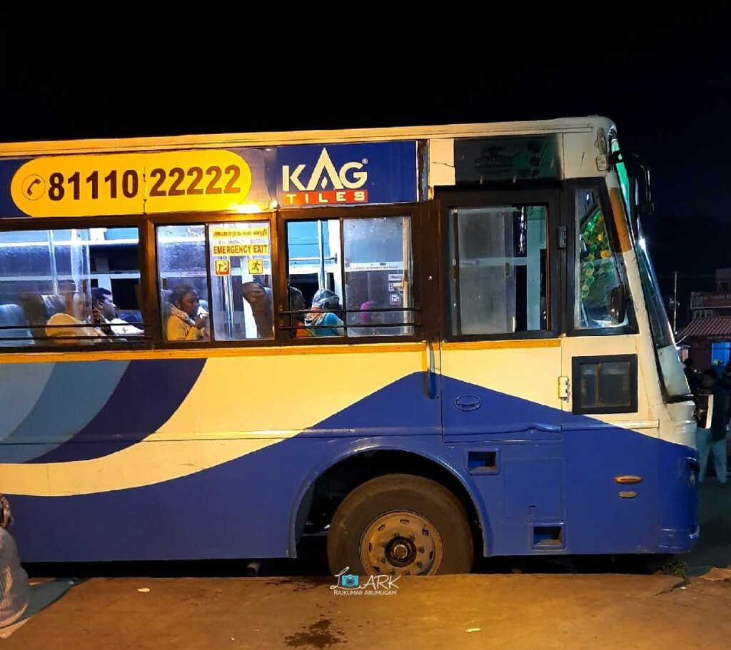 Coonoor to Theni Bus Timings TNSTC TN 43 N 0916