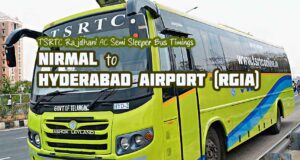 TSRTC Hyderabad Airport (RGIA) to Nirmal Bus Timings