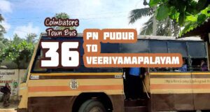 Coimbatore Town Bus Route 36 PN Pudur to Veeriyampalayam Bus Timings